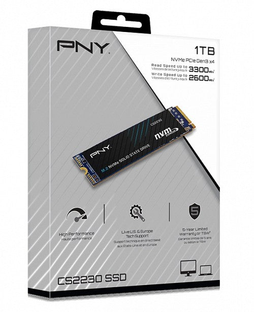 PNY SSD CS2230 NVME Gen3 1TB PNY SSD CS2230 NVME Gen3 1TB